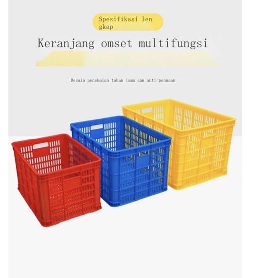 ➫ Keranjang Plastik Industri Miracle / Container Box Industri Serbaguna ➩