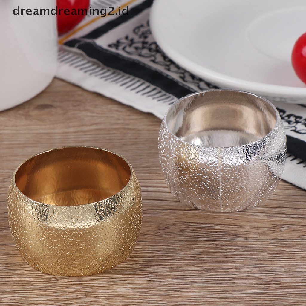 (dream) Napkin Rings Wedding Party Hotel Serviette Gesper Tempat Serbet Dekorasi Meja.