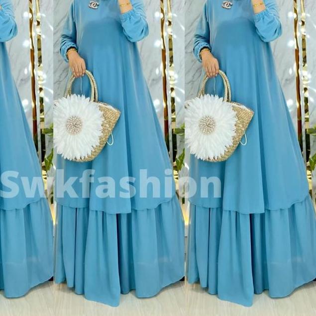 ♝ GAMIS MALAYSIA POLOS/ GAMIS MELAYU POLOS/BAHAN CERUTY BABYDOLL PREMIUM/GAMIS CERUTY POLOS/GAMIS RE