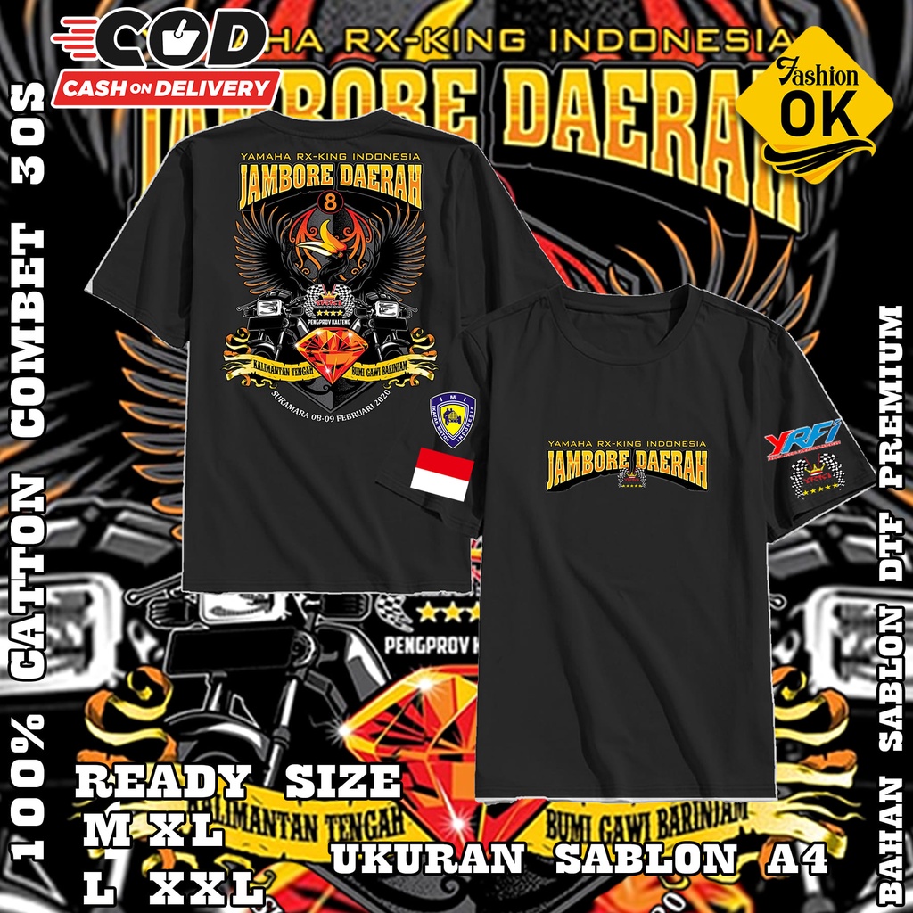 Kaos Jamda kalsel, Kaos RX King, Apparel Jamda RX King, Baju RX King, Baju Jamda kalimantan, Kaos Ja