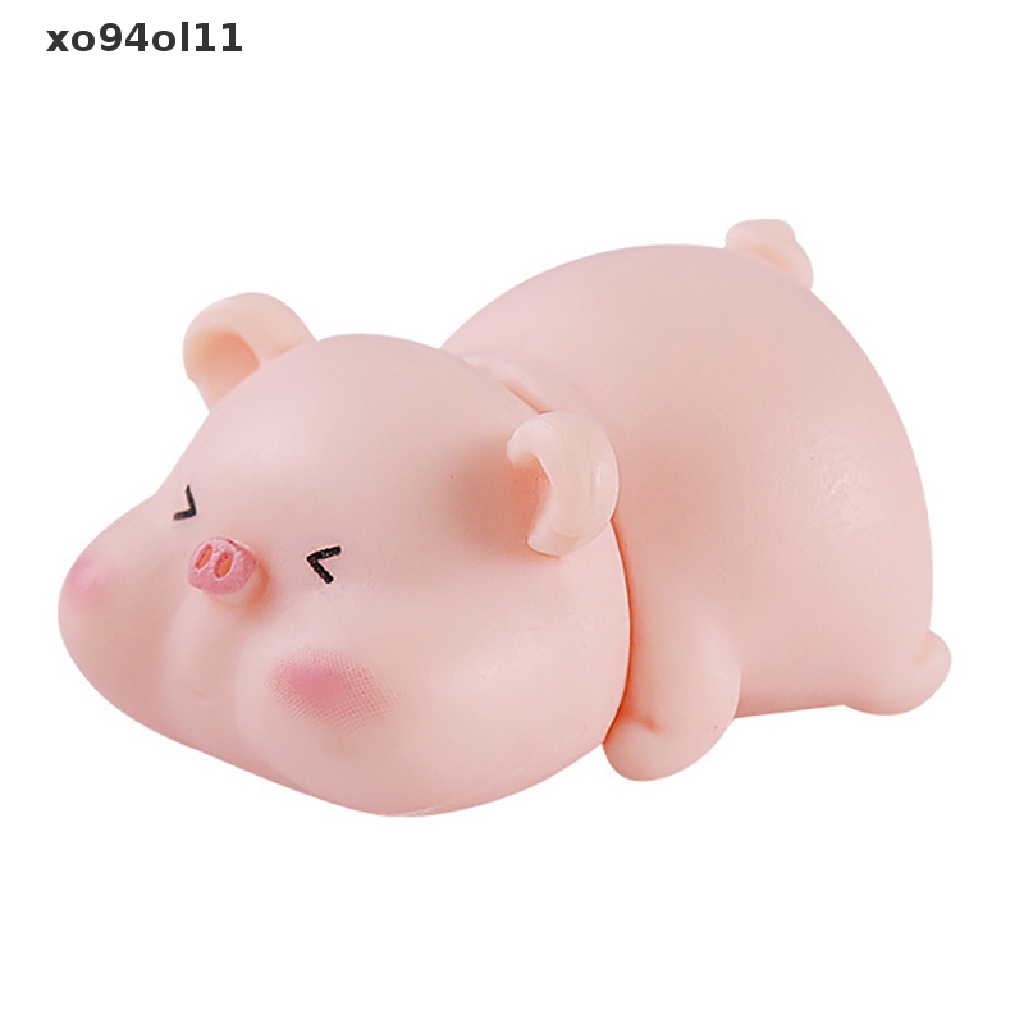 Xo Patung Miniatur Babi Mikro Landscape Ornamen Aksesoris Rumah Boneka Decora OL