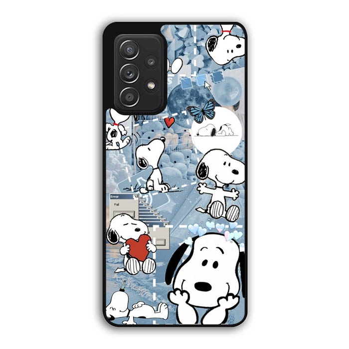 Casing Hardcase Case Samsung Galaxy A72 A52 A32 A22 A12 4G 5G Snoopy Aesthetic AB0853 Custom Case