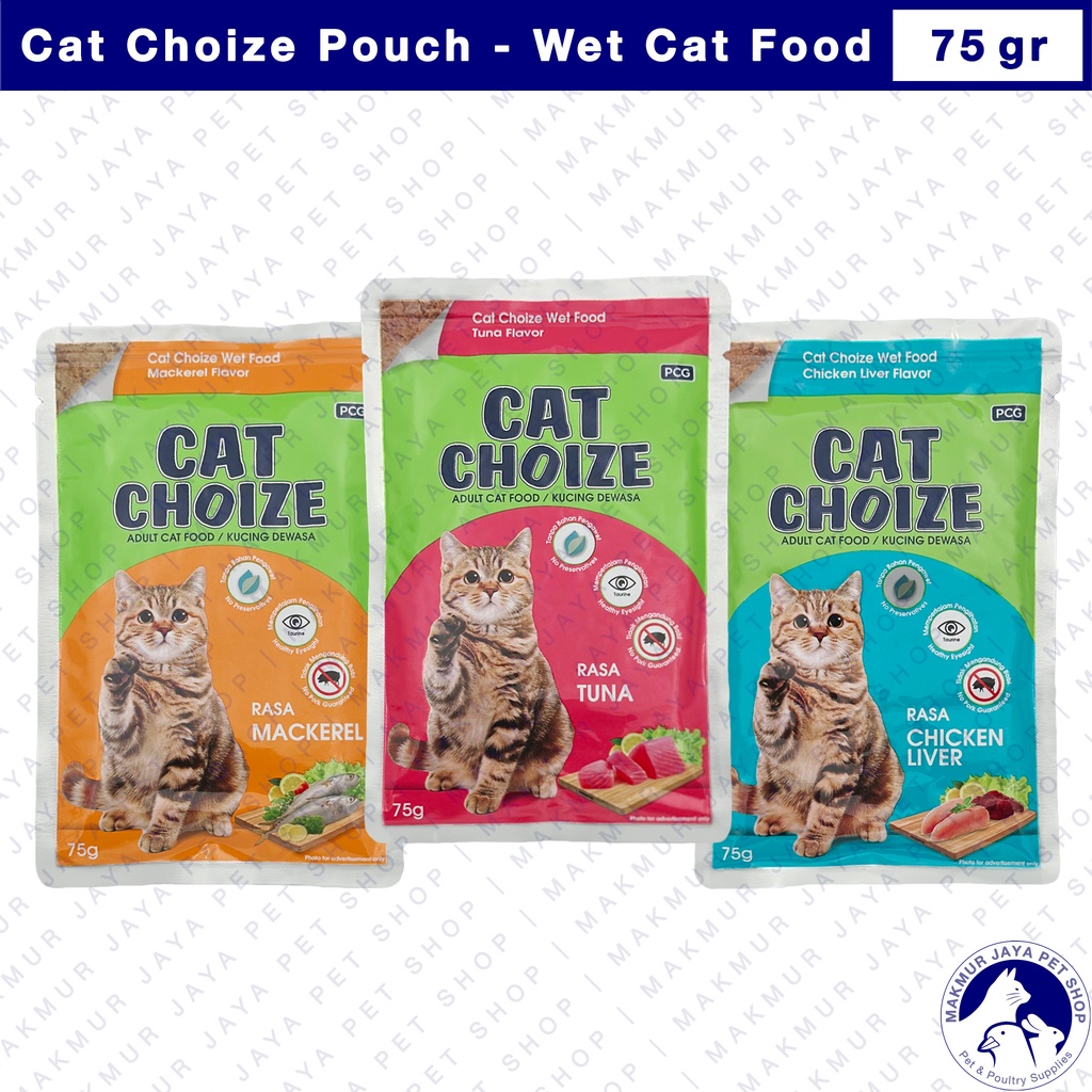 Cat Choize POUCH 75 gr / Wet Cat Food / Makanan Kucing Basah 75gr