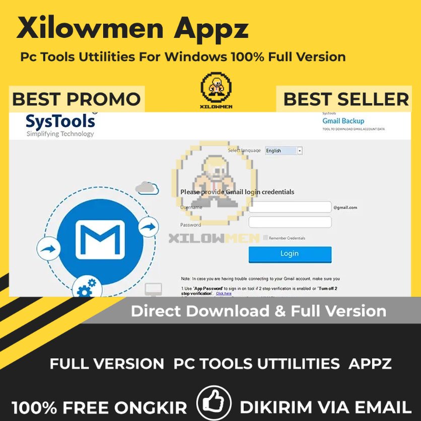 [Full Version] SysTools Gmail Backup Pro PC Tools Software Utilities Lifetime Win OS