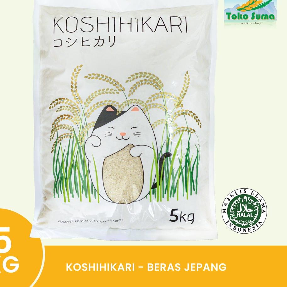 

✺ Koshihikari Beras Jepang 5KG ☛