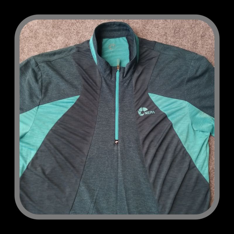 Nepa half zip | kaos sepeda | preloved