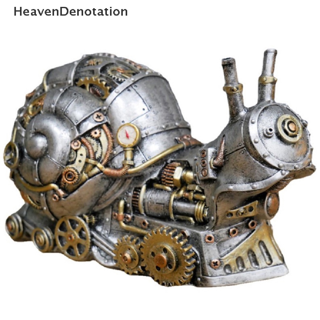 [HeavenDenotation] Mekanik Punk Dog Figure Resin Kerajinan Steampunk Bulldog Dog Resin Decor HDV