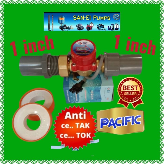 Pump Water Flow Switch 1 X 1 Inch Otomatis Dea Pompa Air Booster Sanwa