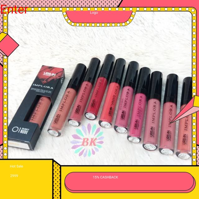 Lip Cream implora URBAN / Lip Cream MATTE implora BPOM