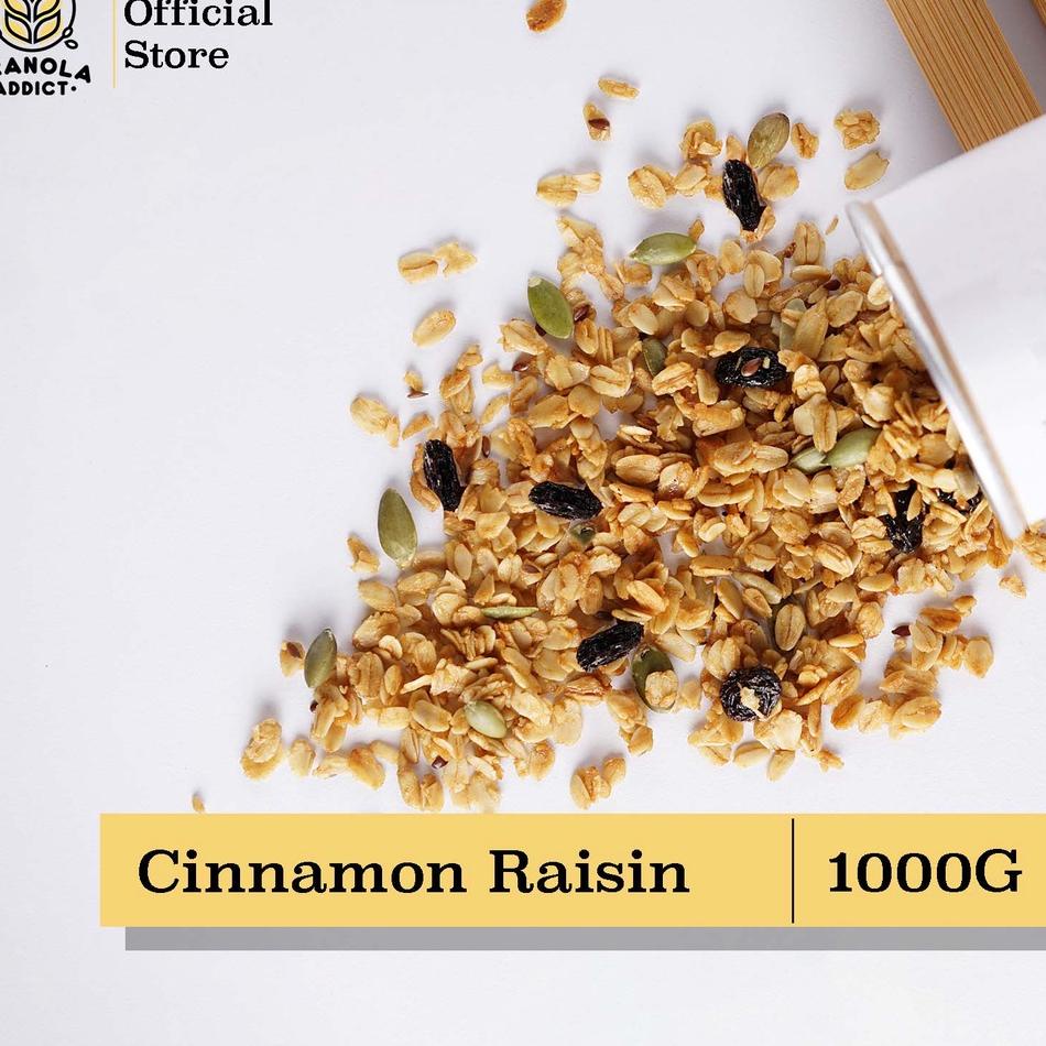 

❃ Granola Addict - Cinnamon Raisin 1000G (1KG) ❁