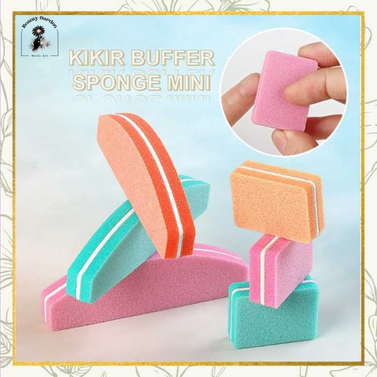 [ COD ] KIKIR BUFFER SPONGE MINI/NAIL POLISH SANDING/BUFFER STRIPS NAIL DOUBLE SIDED MINI NAIL FILE