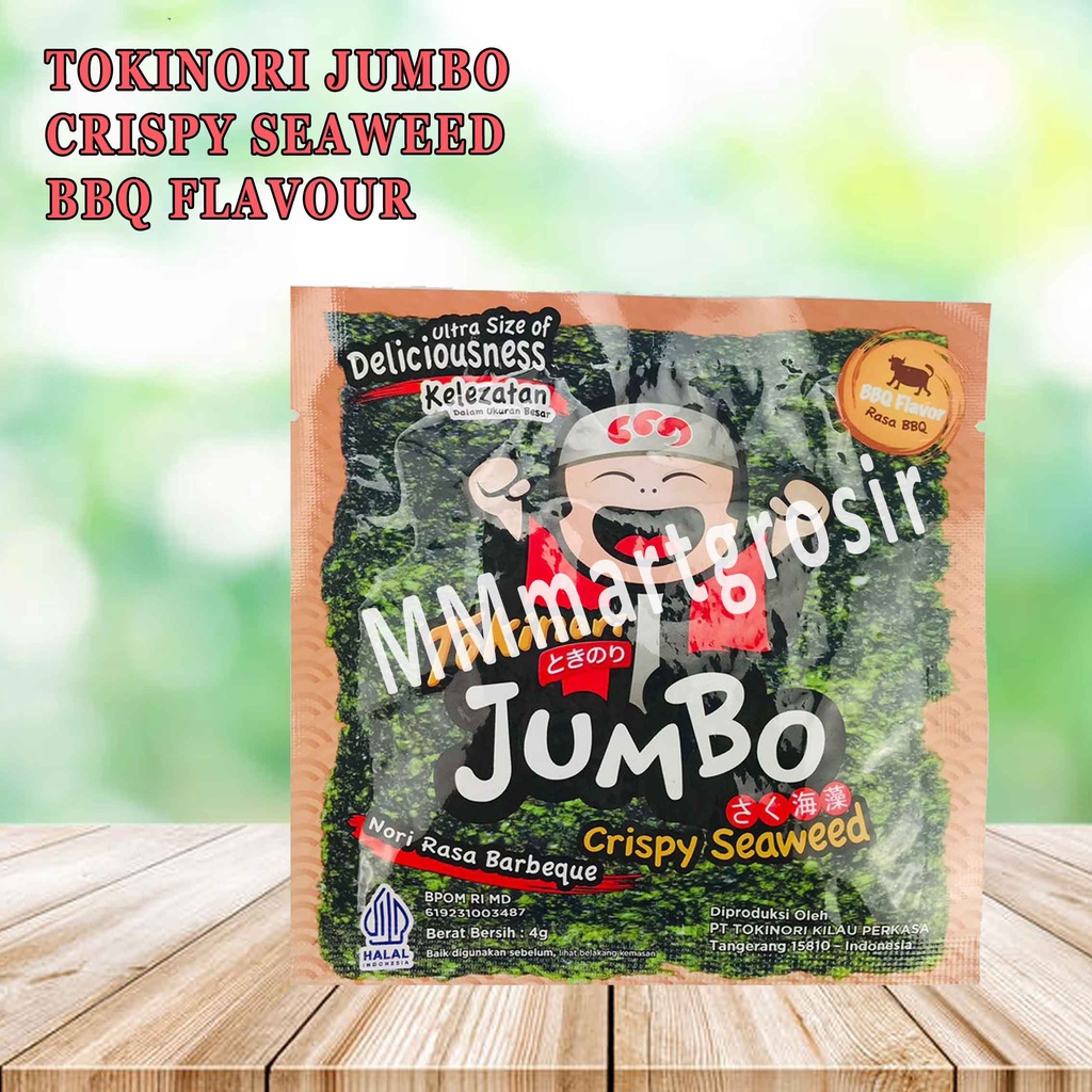 Tokinori Jumbo / Crispy Seaweed / BBQ Flavor / 4g