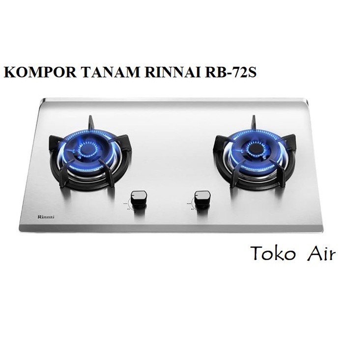 Terlaris Kompor Tanam Rinnai Rb-72S / Kompor Tanam Rinnai Rb 72 S