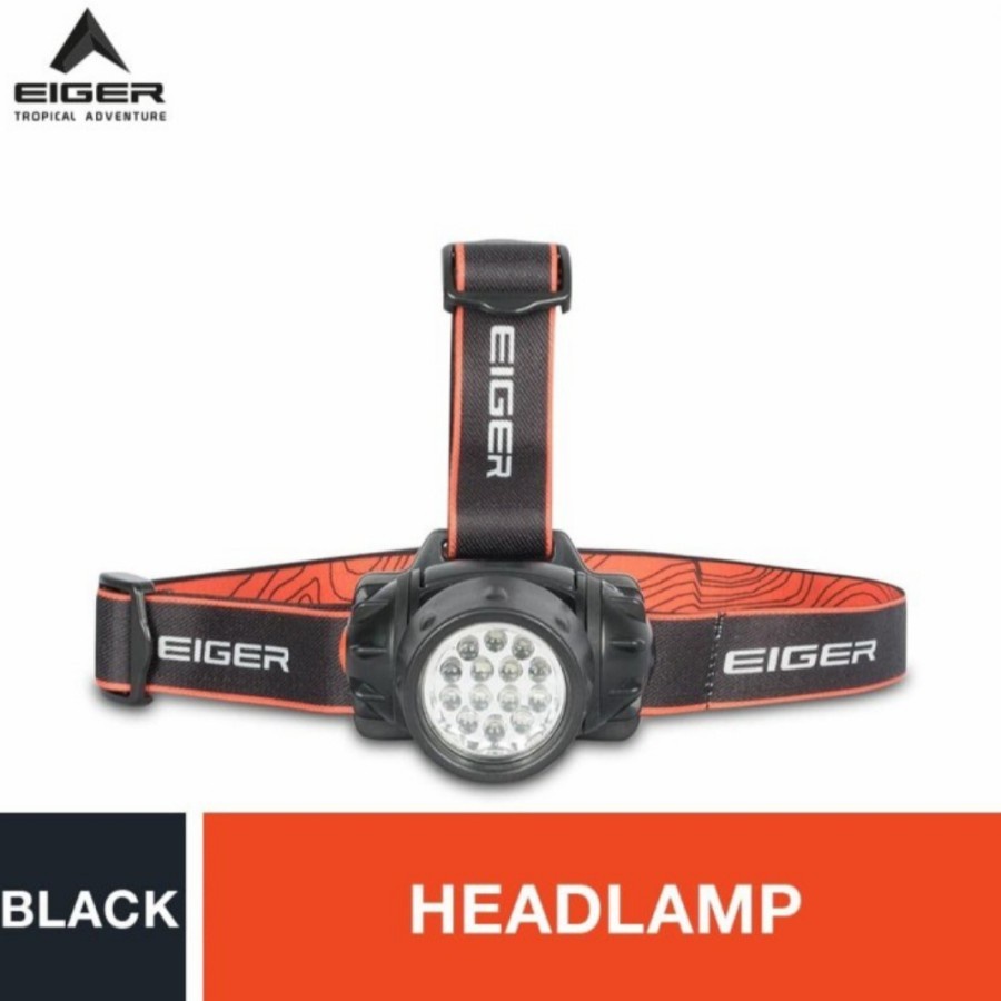 Headlamp Eiger1989 Horagalles Senter Kepala Lampu Hiking Outdoor Camping