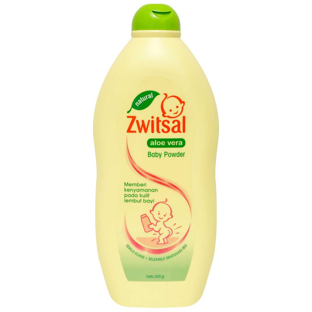 ZWITSAL BABY POWDER 300GR NAT ALOE VERA(12)