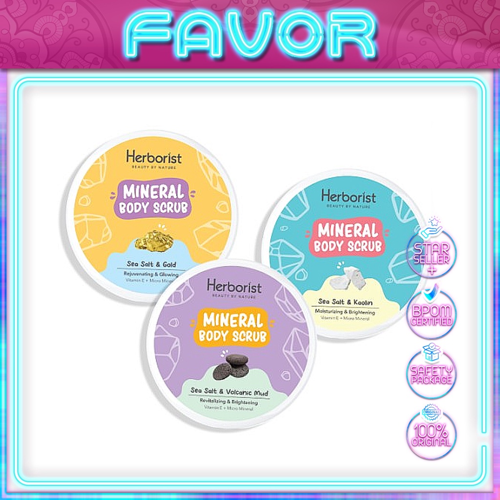 Herborist Mineral Body Scrub | Body Care