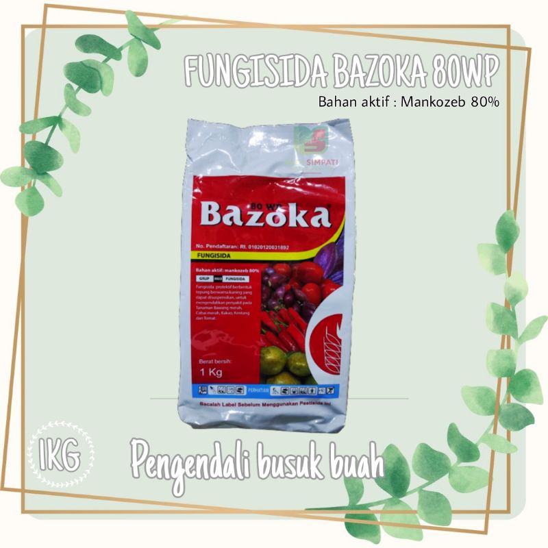 FUNGISIDA BAZOKA 80WP 1KG