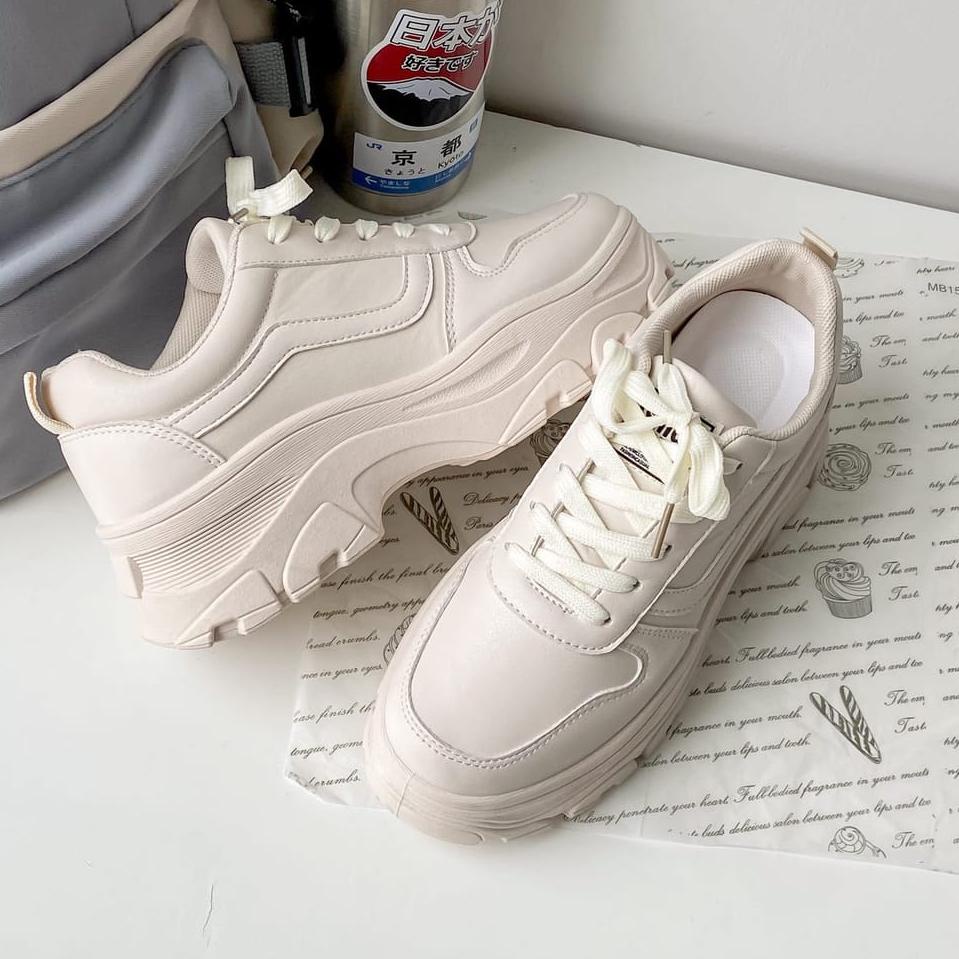 Langsung Order Nayy - SEPATU SNEAKERS WANITA KOREA TAEYONG VN 01