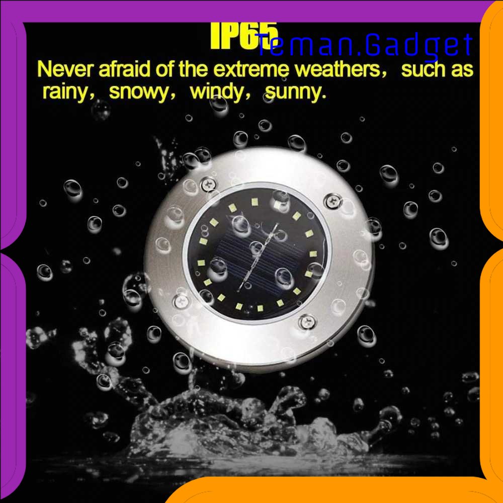 TG-LMP RAIBOHO Lampu Taman Hias Ground Light Solar Sensor Waterproof 20 LED - RB20