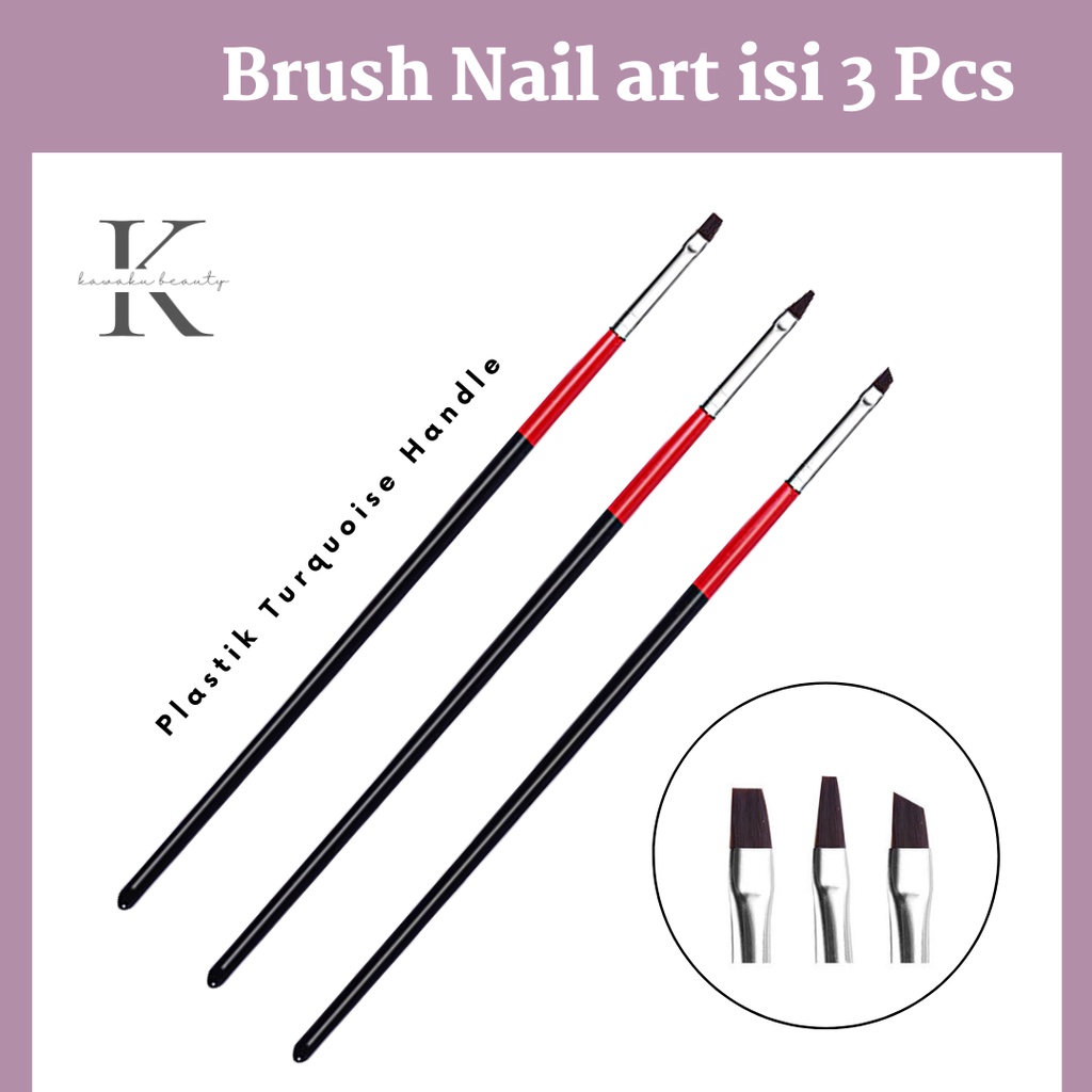 Brush Kuas Nail Art Painting Set (NP-23)