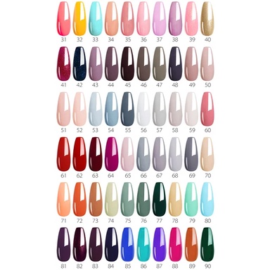 [Original] 1 PAKET KUTEK GEL /SET Rosalind, Venalisa Set 12, 24, 60 Colors 1 paket Kutek Gel UV Nail Polish Polish Kuteks Cat Warna/kutek warna lengkap/Rosalind Gel Polish