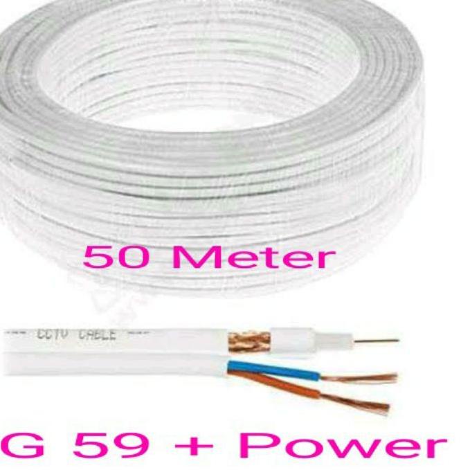♥ KABEL 50 METER UNTUK CCTV ۞