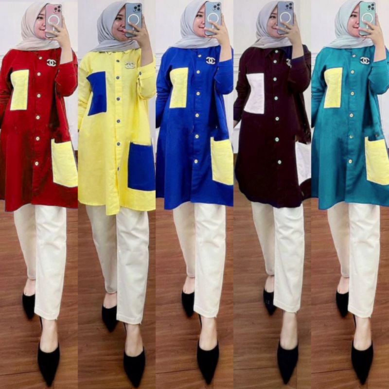 CPLP WARNA SAKU//CPLP BELANG//SETELAN  WANITA//SETELAN RAYON//SETELAN KEKINIAN//SETELAN VIRAL