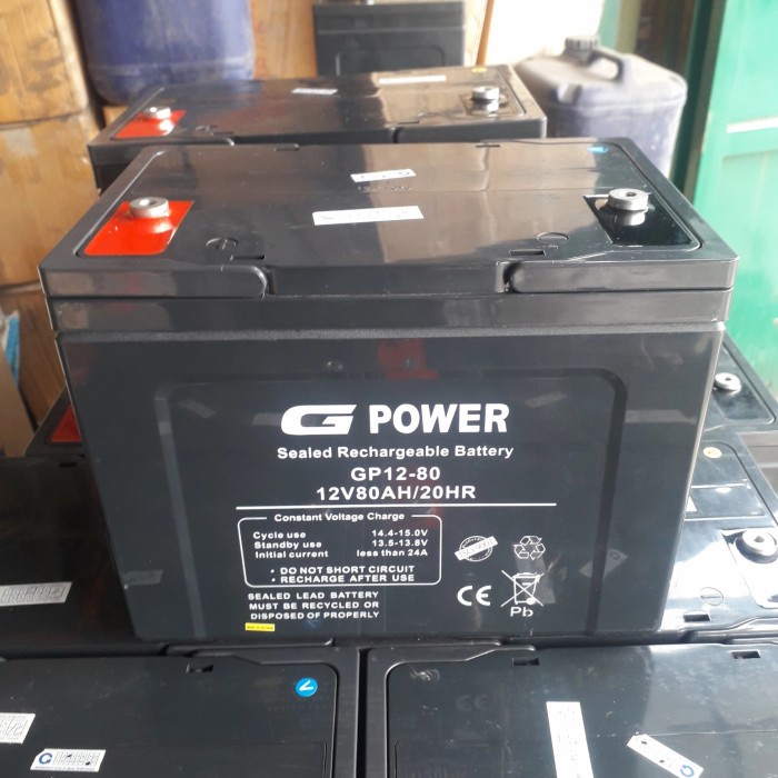 BATTERY AKI KERING G POWER 12V 80AH 2ND GOOD