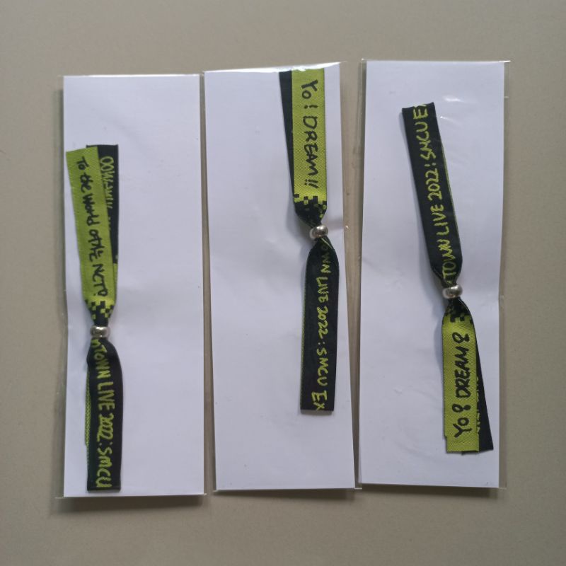 [READY] Fabric Bracelet SMCU Suwon Jeno Jaemin Jungwoo