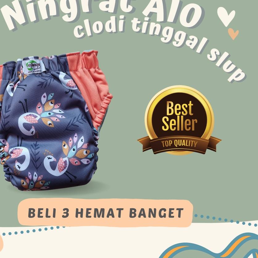 ۩ Popok Kain Bayi Clodi Ningrat AIO Reguler dan Jumbo Cloudy CLody ♬