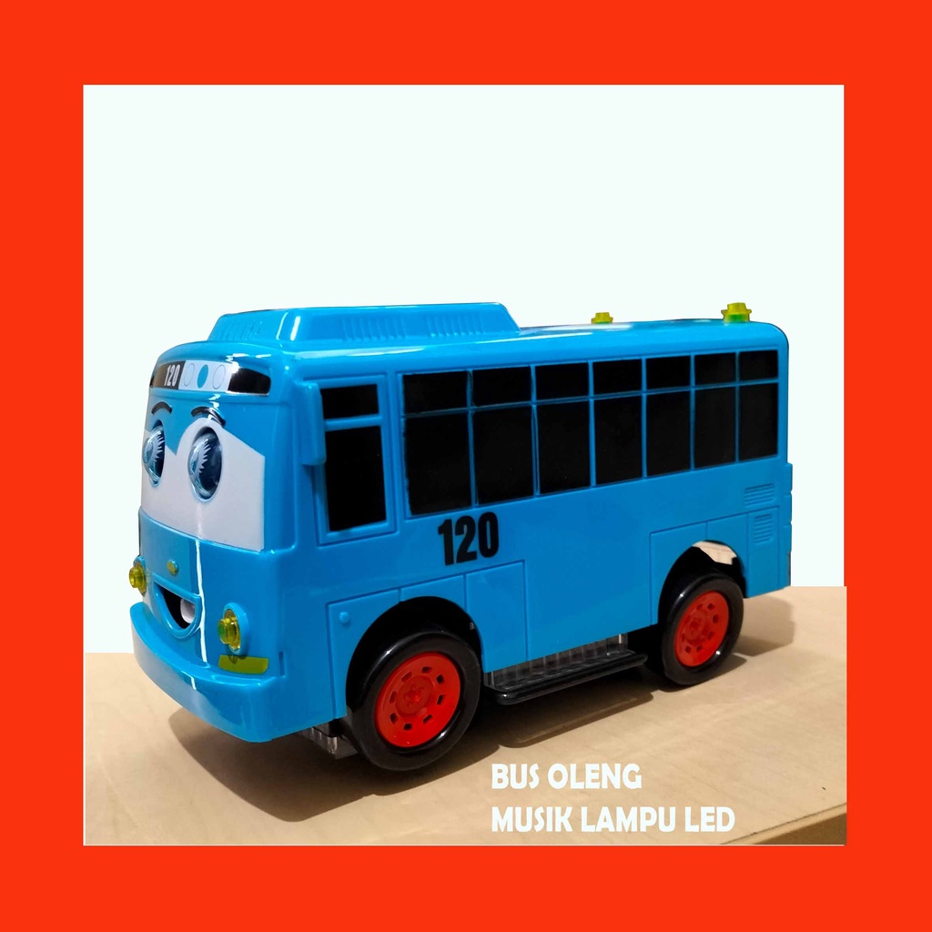 Mainan Tayo Dancing Musik Bus Lampu Led Kelap Kelip Anak Laki laki