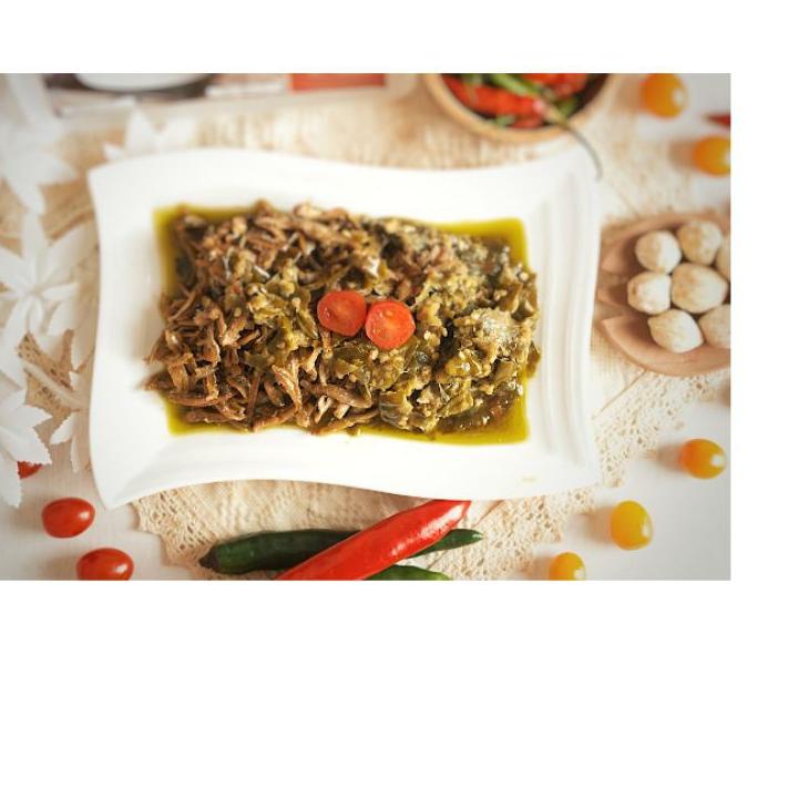 

♪ Restu Mande [LAUKPAUK] Teri Lado Hijau Kemasan Vakum 250gr ☞