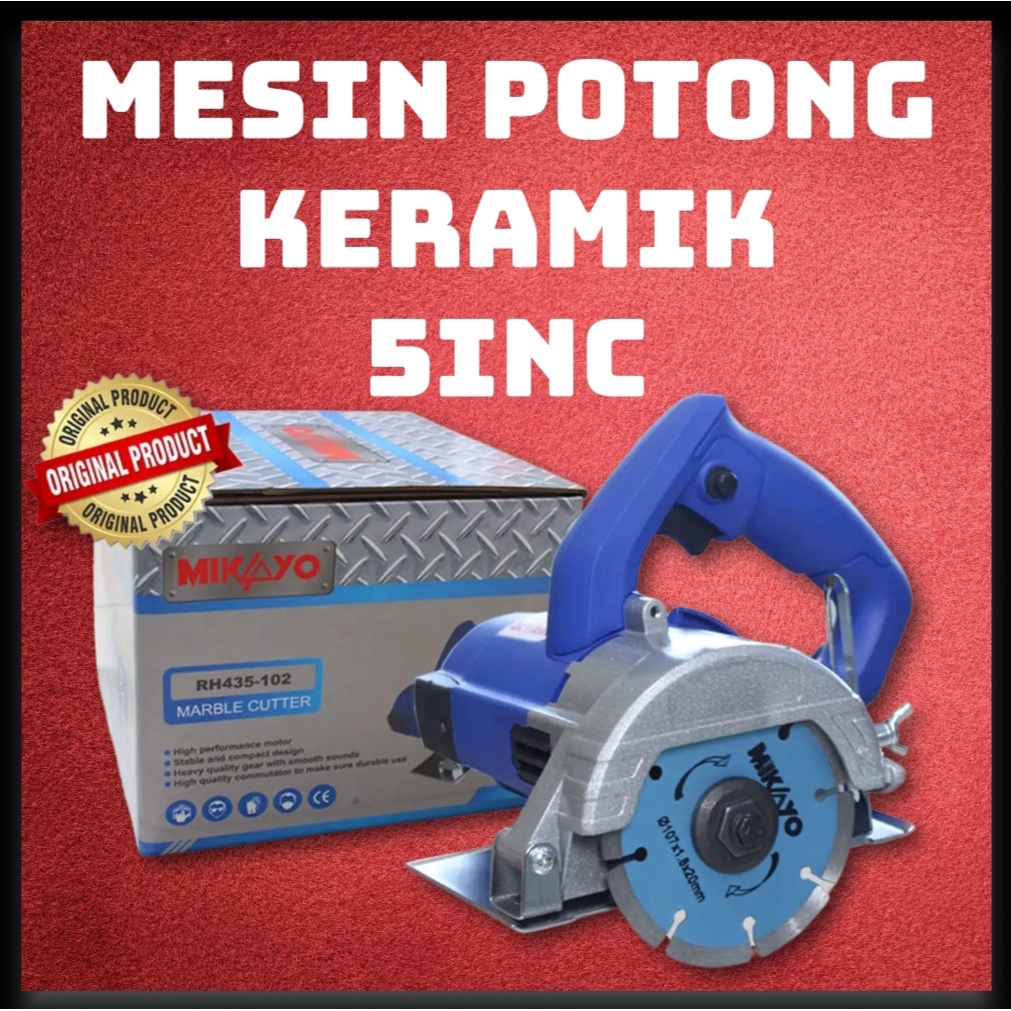 MIKAYO Mesin Potong Keramik Granit Marble Cutter 4 Inc Cocok Buat Potong Keramik Granit Aci paling murah