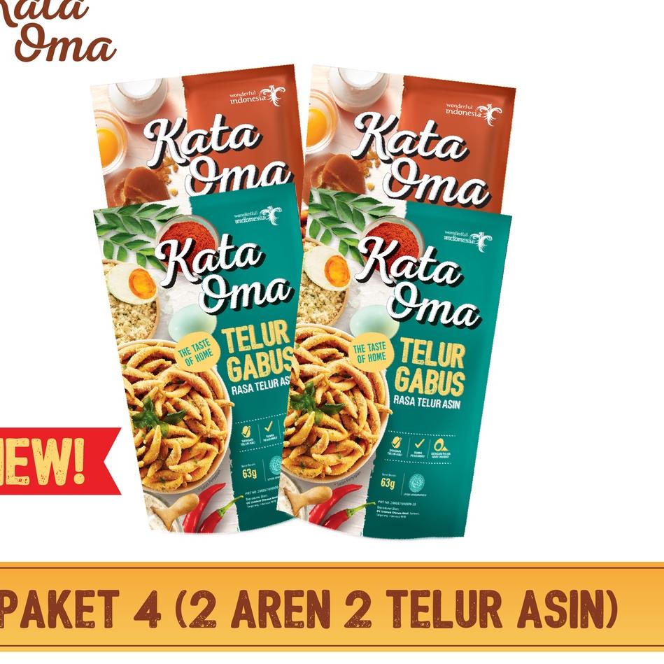 

♣ Kata Oma Telur Gabus Paket 4 New ♨