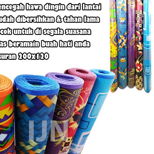 ➷ Evamatic Tikar Playmat Karpet Spons Alas Lantai Plastik Matras Bayi Playmate Anti Air Murah ☺