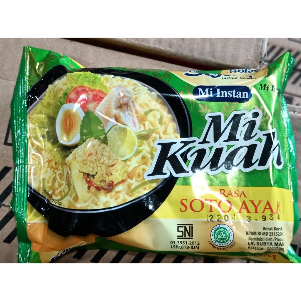 

MIE SEJATI KUAH SOTO cocok untuk bingkisan / anak kos