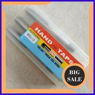 sparepart Mata Drat Hand Tap Taps M10 M 10 x 1.5 1,5 Set 3 Pcs SKF.SKC 1F3B23