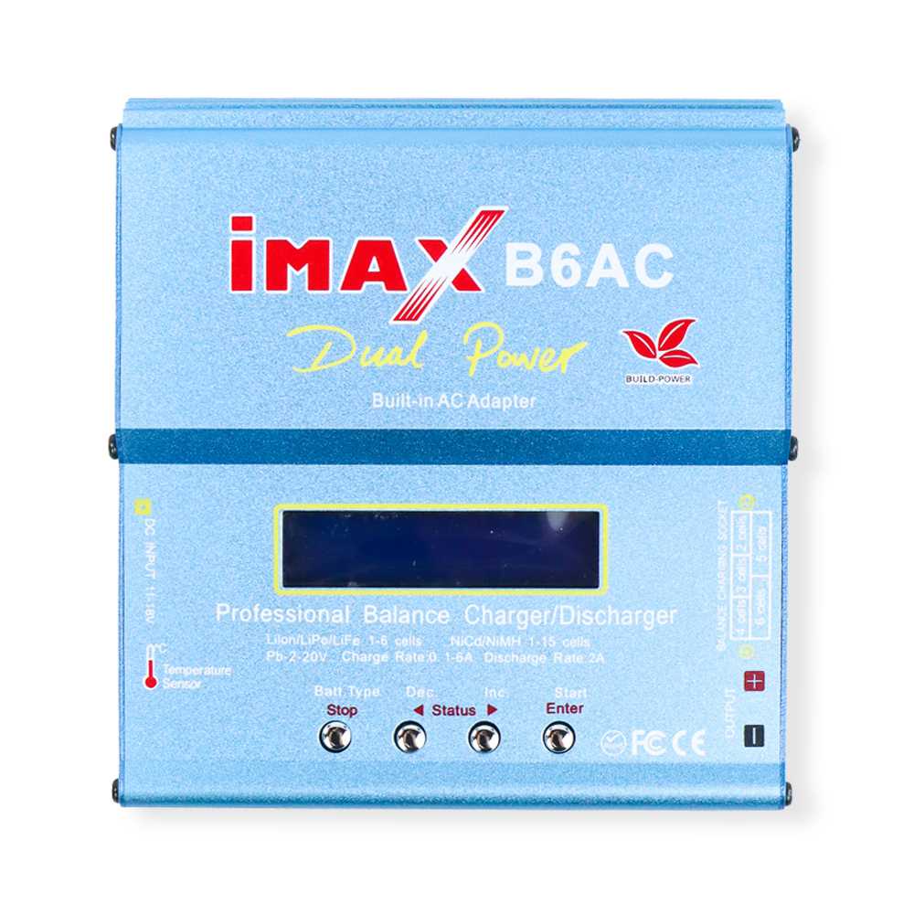 IMAX Charger Baterai LiPo dengan AC Adapter Integrated - B6AC