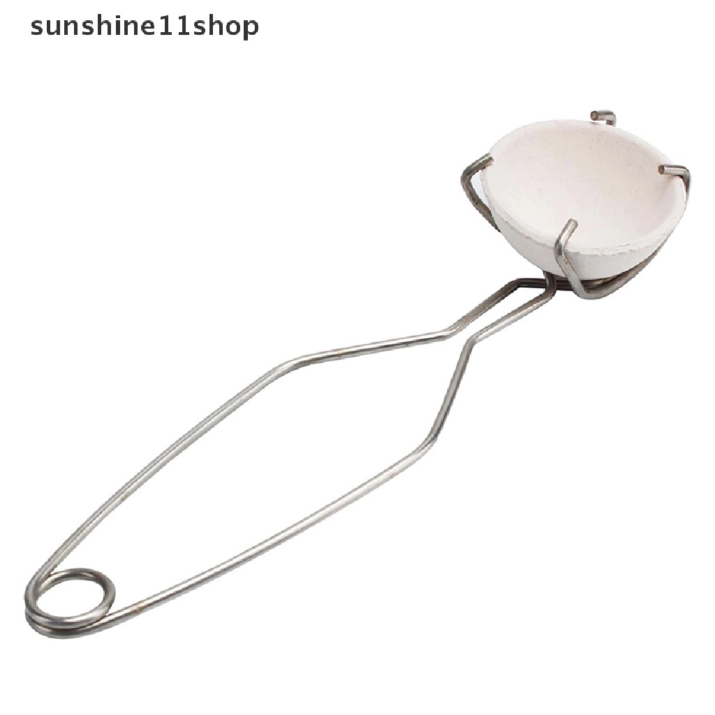 Sho Tang Jepit Crucible Tong Stainless Steel 25Cm Mangkok Emas Putih N