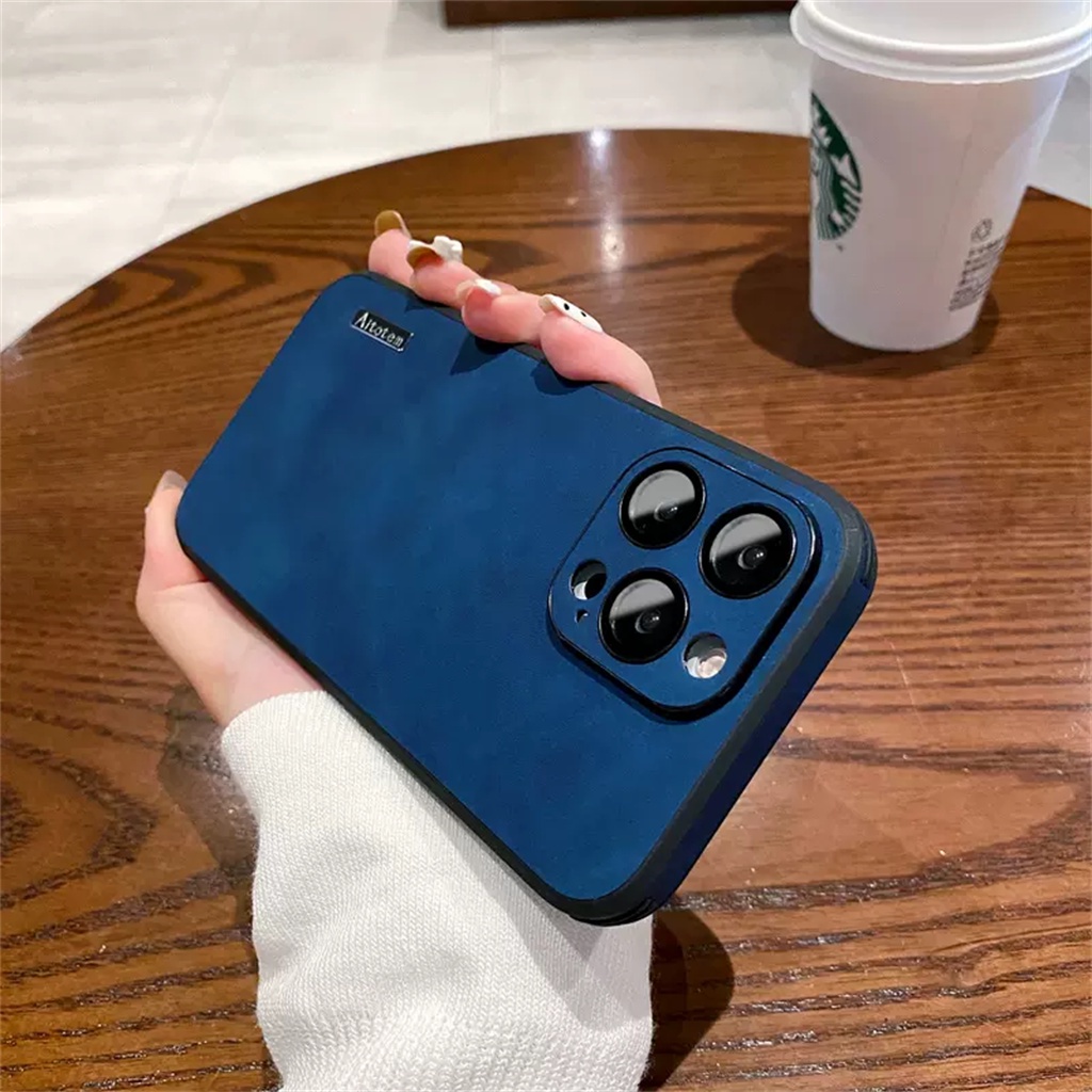 Pelindung Kamera Mewah Lensa film case iPhone 14 Pro Max case iPhone 13 12 Pro Max Case14 plus Promax Kulit shockproof protection hard back cover