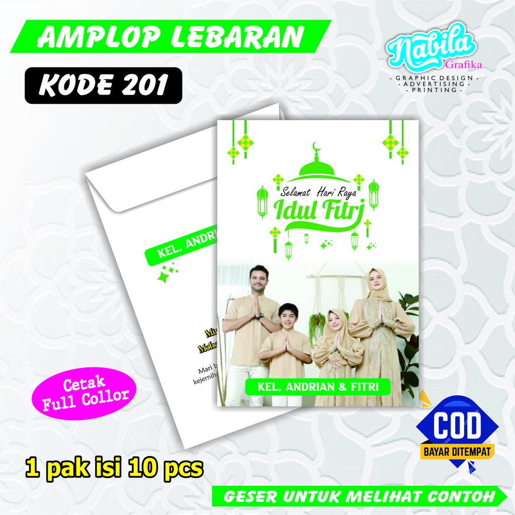 

JUAL AMPLOP LEBARAN CUSTOM NAMA DAN FOTO / AMPLOP LEBARAN UNIK 2023 / Nabila Grafika