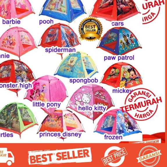 ➸ BISA COD TENDA ANAK FROZEN TENDA HELLO KITTY TENDA CARS TENDA SPIDERMAN TENDA PRINCESS TENDA CAMPI