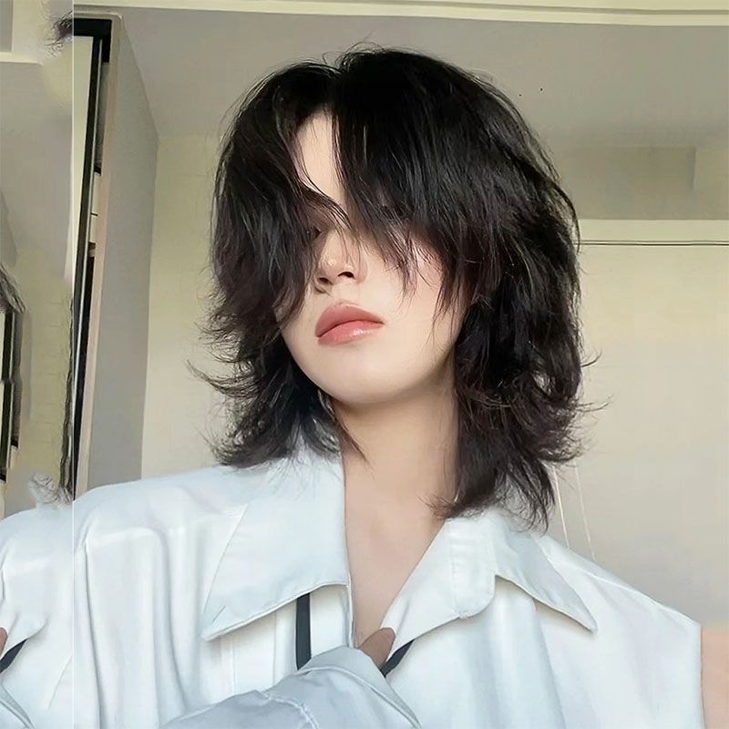 Rambut pendek anak laki-laki tudung palsu (pengiriman cepat)