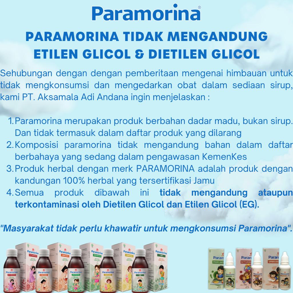 PARAMORINA TETES / DROP UNTUK BAYI Paramorina Upbrainina Picky Eater Activegrow Paramorina Baby Bayi Vitabumin