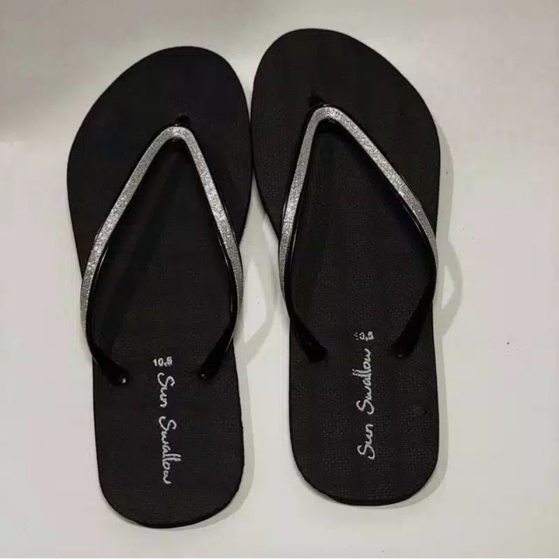 sandal jepit sunswallow kristal