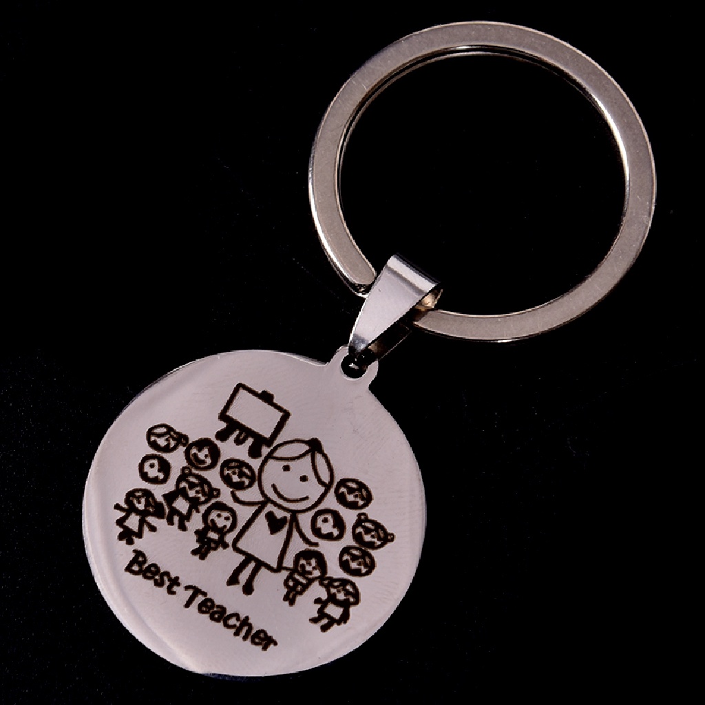 Beyen Grafir Keyring Thanks for Teacher Keychain Custom Nama Hadiah Untuk Guru New ID
