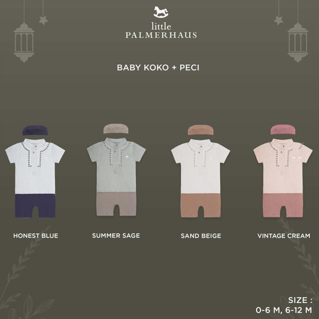 Vintage Cream Palmerhaus Baby Koko n Peci Baju Koko Bayi