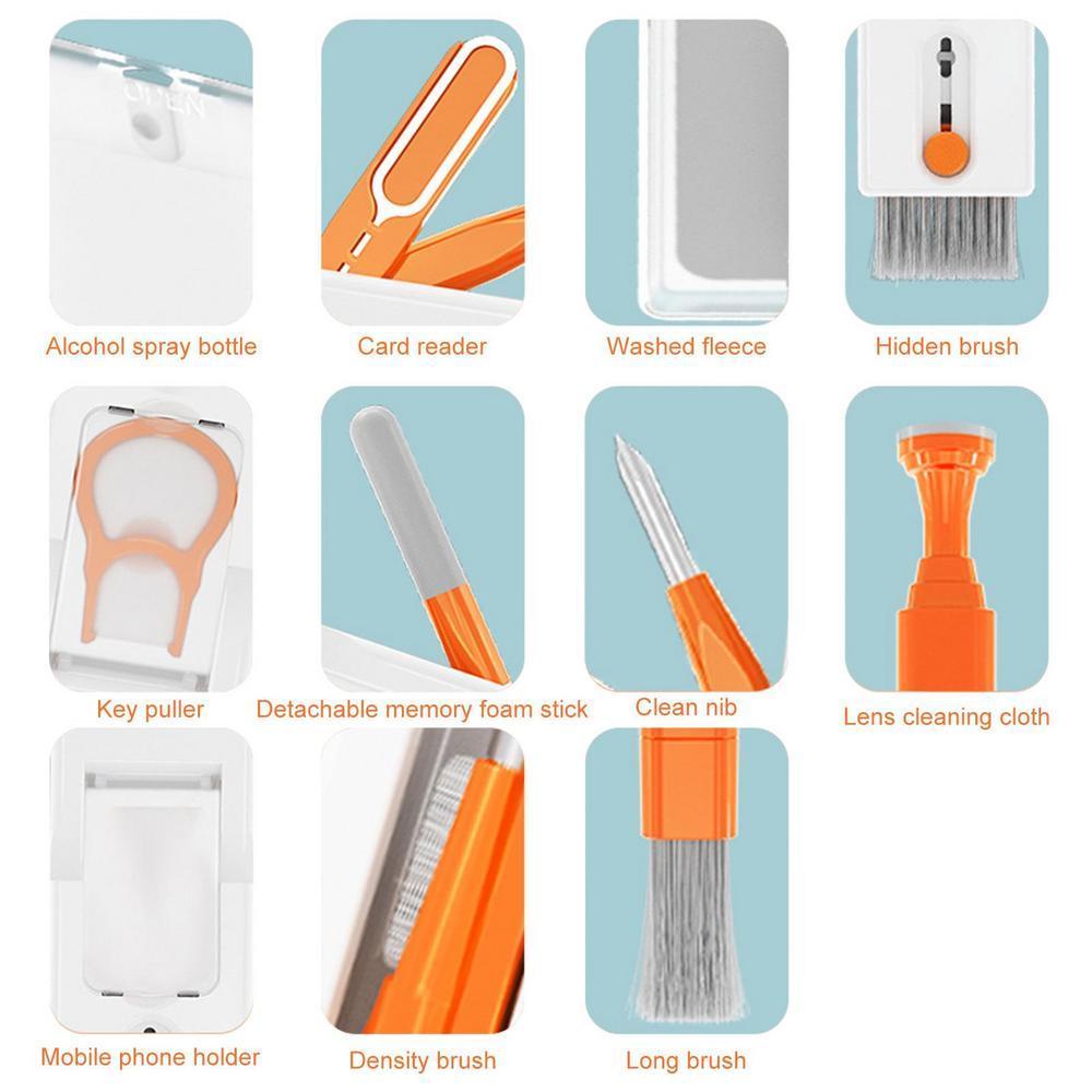 Populer Earphone Cleaning Kit New Penarik Kunci Sikat Pembersih Keyboard Headphone