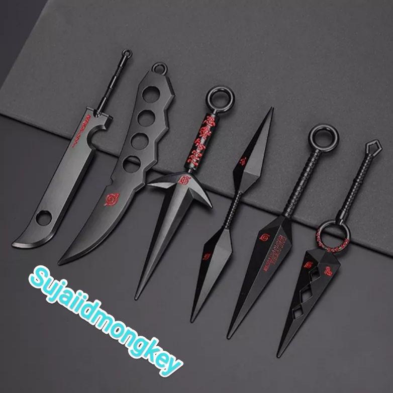 [ART. 740950] BISA COD Action Figure Gantungan Kunci Sword Kunai Pedang Mainan Naruto Shippuden Zabu