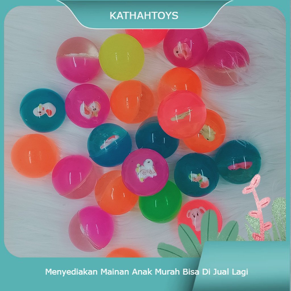 Kathah Bola Karet Besar 4,5Cm Bisa Buat Bola Bekel Murah